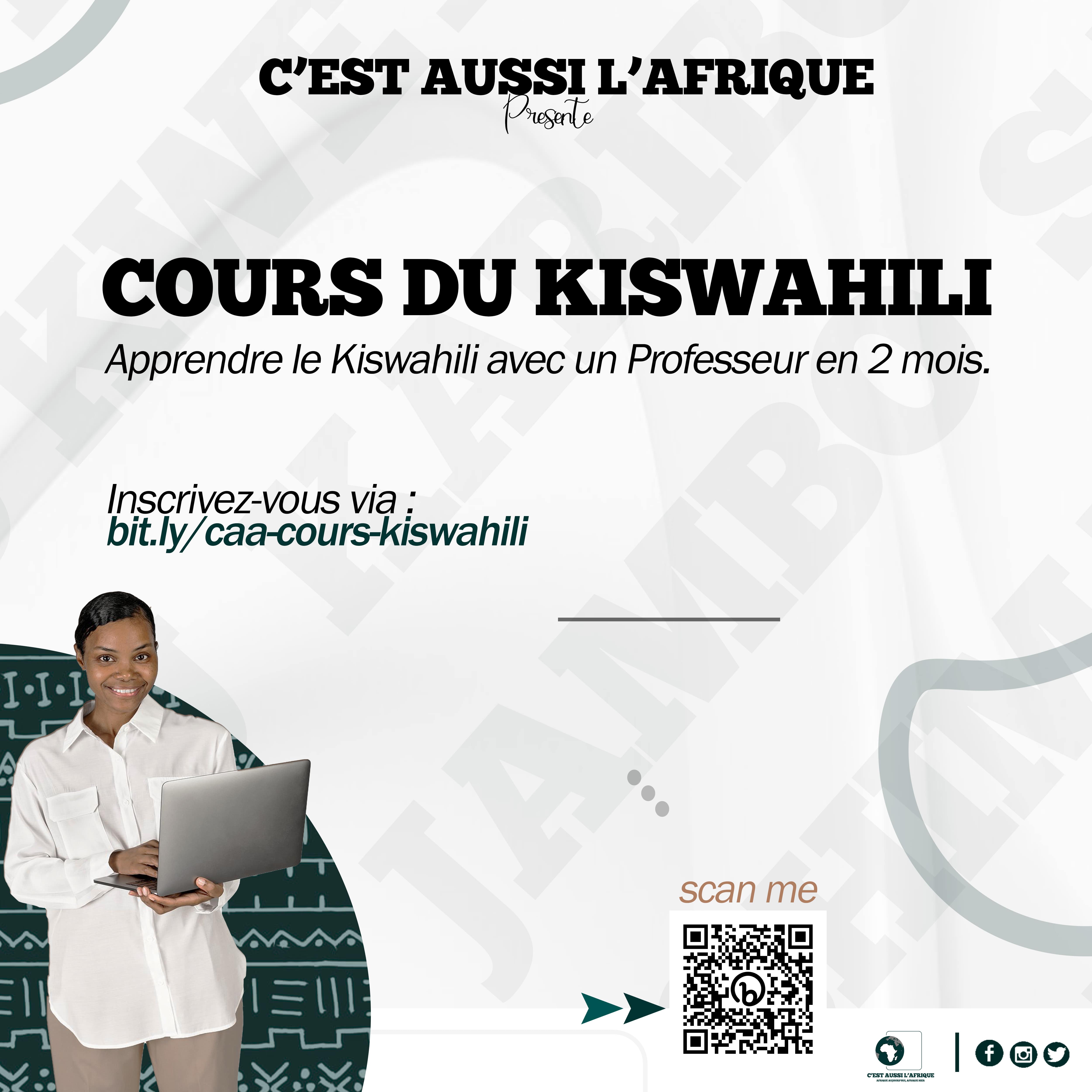 Suivre le cours du Kiswahili